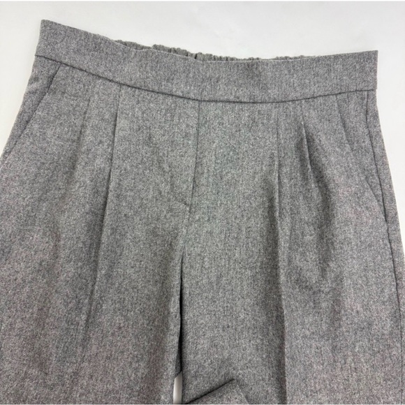 Babaton X Aritzia Cohen Pants Trousers Heather Medium Grey Wool Cashmere Stretch - Picture 3 of 9